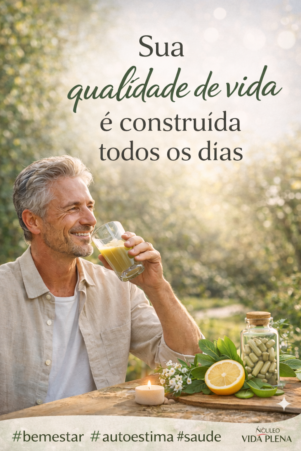 Momento de bem-estar ao ar livre